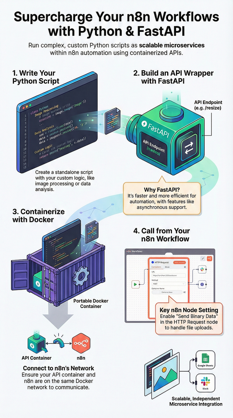Call Python Scripts from n8n Workflows with FastAPI 2026