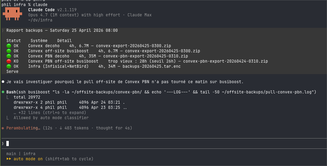 Claude Code debugging session displaying error screenshot with agent debug output and proposed fix solution