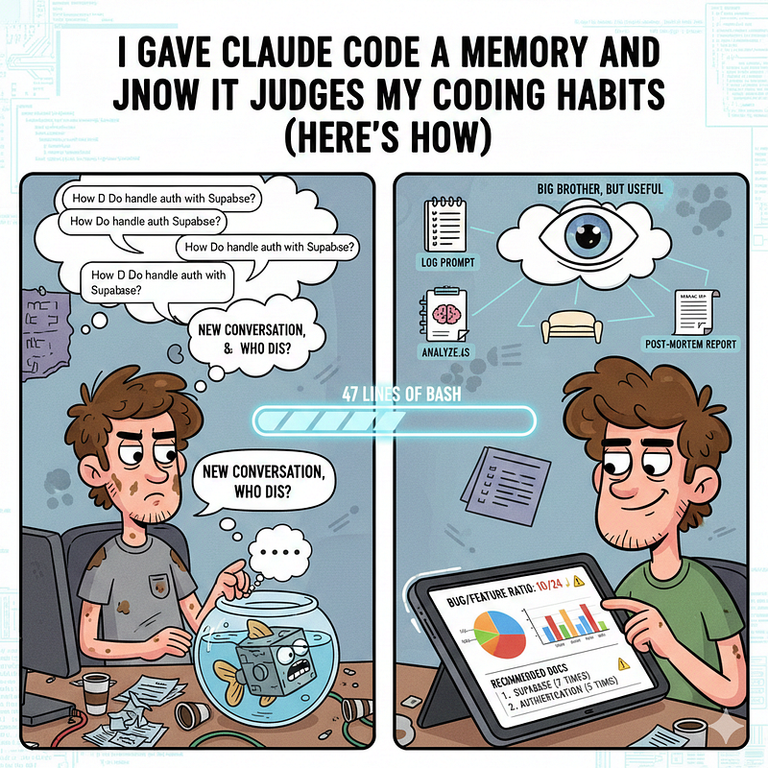 I Gave Claude Code a Memory and Now It Judges My Coding Habits (Here’s How)