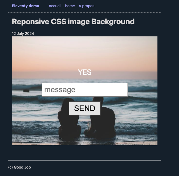 Eleventy Image Plugin responsive CSS Hintergrundbilder automatische Verarbeitung Konfiguration Tutorial